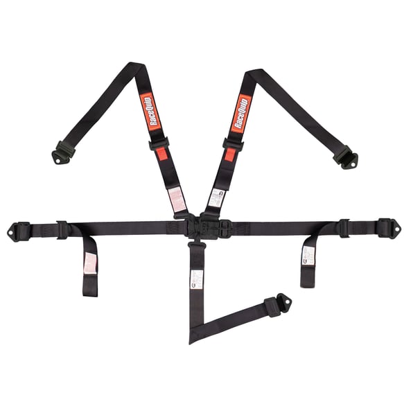 RACEQUIP YOUTH LATCH & LINK 5 POINT RACING HARNESS SET