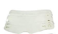 RACEQUIP 2MM CLEAR HELMET FACE SHIELD TEAR-OFFS - VESTA - PACK OF 20