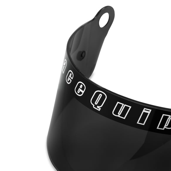 RACEQUIP DARK SMOKE HELMET FACE SHIELD - FITS SPORTMOD & SA-2005 HELMET